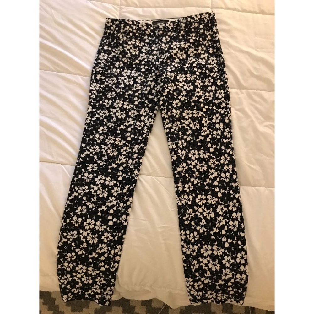 Banana Republic Floral Sloan Ankle Pants Size 2